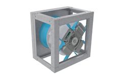Azen - Model ECLFN - 9-Bladed Compact Plenum Fan