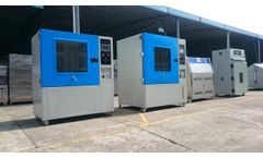 Testing Program for Sand Dust Test Chamber - Video