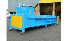RecycleDirect - Model RD BM70 - Semi Auto Horizontal Baler