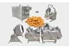 LFM - 400 kg/h Industrial Peanut Coating and Frying Line Machine