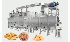 LFM - Model GKLK1402AG - Continuous Belt Nut Roaster Machine for Cashew Nuts