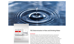 TOC Determination in Raw and Drinking Water