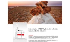 Determination of TOC/TNb Content in Soils After Potassium Sulfate Extraction