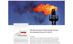 TOC Determination in Brine Samples Coming from Desalting Process of Crude Oil