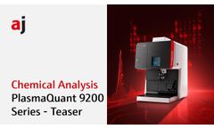 Introducing PlasmaQuant 9200 Series: Compact Size. Peak Performance. - Video