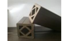Galiboff - Model 50x50 mm - Wood Polymers Extrusion Technology