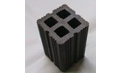 Galiboff - Model 40x40 mm - Wood Polymers Extrusion Technology