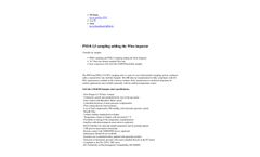 AMS - Model PM10-2,5 - Portable Air Sampler - Brochure