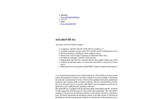AirCube - Model HE Iso - Automatic Real Time Isokinetic Sampler - Brochure