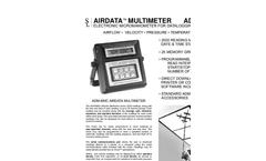 AirData - Model ADM-880C - Electronic Multimeters - Brochure