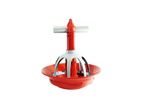 Tigsa - Model Plus - Poultry Plate Feeder for Reduced Feed Waste