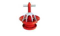 Tigsa - Model K - Automatic Poultry Feeder with 8 Position Regulation for Turkeys, Chickens, Ducks, and More