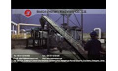 fully continuous BLL-30 waste plastic pyrolysis plant testing video