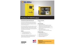 ChemScan UV-2250/N Wastewater Ammonia and Nitrate Analyzer - Brochure