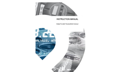 WaterTechw2 Redox8000 Sensor Instruction Manual