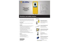 ChemScari mini Sulfite Dechlorination Analyzer - Brochure