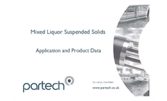 Mixed Liquor Suspended Solids (MLSS) Monitoring - Application and Product Data
