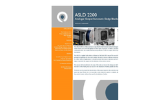 ASLD 2200 Automatic Sludge Blanket Level Monitoring Datasheet