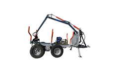 Rima - Model TTC03B - Log Trailer with Crane