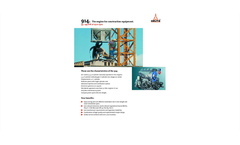 Model 914 - Construction Equipment Engine - Brochure