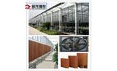 poultry  ventilation   fan+ pad  cooling  system 