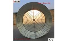 JINLONG - Model cone  fan  - Butterfly cone exhaust fan