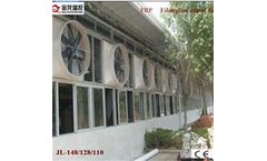 JINLONG - Model FRP  Fiberglass fan  - FRP Fiberglass cone exhaust fan