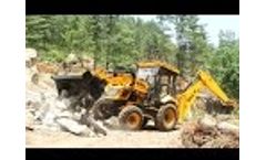 Bull Backhoe Loader HD76_4wd  - Video