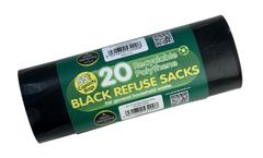 Garland - Model W3200 - Refuse Sacks Black 55ltr (20 Per Roll)