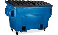Hedstrom - Model 2YD | 3YD | 4YD - Front End Quad Pockets Waste Container