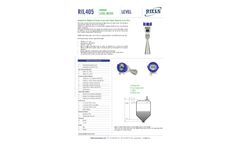 RIELS - Model RIL405 - Radar Level Transmitter - Brochure