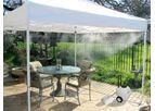 Cool-Off - Model 12v - Rechargeable Portable Misting Tent