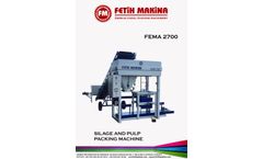 FEMA - Model FEMA 2700 - Single Scale Packaging Machine  - Brochure