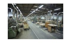 Ice blasting technology for engineered wood