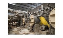 Ice blasting technology for pulp and paper