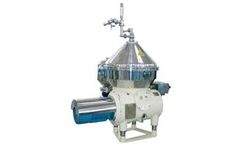 Crown-Machinery - Model DGS/DGC - Clarifying-Type Disc Stack Centrifuges