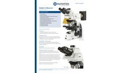 Euromex - Model Delphi-X - Observer Fluorescence Microscopes - Brochure