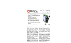 Define - Model G3-IOT - Gateway Edge Processing Device Manual