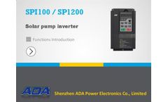 Solar Pump Inverter Brochure