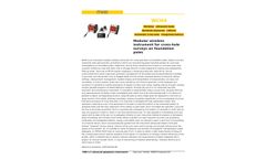 MAE - Model WCH4 - Modular Wireless Instrument for Cross-Hole Surveys on Foundation Poles - Datesheet