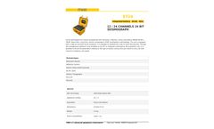 MAE - Model ST24 - 12 / 24 Channels 24 Bit Seismograph - Datasheet