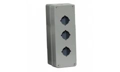 Fibox - Model UL PBPC F 85 G 3 - Polycarbonate Pushbutton Enclosure with Opaque Cover