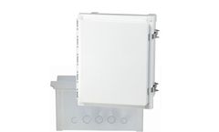 Fibox - Model ARK14127CHSC - Hinged Opaque Screw Cover Enclosure with Knock Out Base