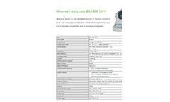 BEA - Model ISO 17828 (EN 15103) - Bulk Density Cylinder - Brochure