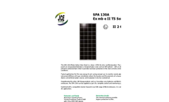Model SPA series - Solar Photovoltaic Panels Brochure