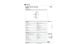 Baumer - Model O300.DI-GM1J.72CU - Distance Sensor - Brochure