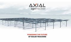  	AxialTracker - Combines Solar Agriculture Tracking System - Brochure