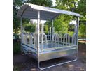 Pasture Cow and Horse Feeder with Roof