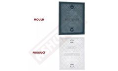 Ashutosh - Model L-761 - Rectangle Manhole Cover (Chex) (Size : 700 X 550 X 25 MM)