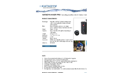 Aquifer - Model 200 - Expedition - Lightweight and Reliable Watermaker - Brochure